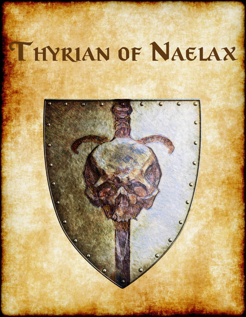 Thyrian of Naelax Heraldry of Greyhawk Anna Meyer Cartography Canvas Art Print