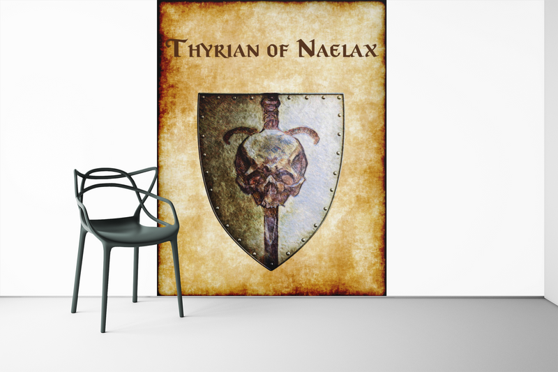 Thyrian of Naelax Heraldry of Greyhawk Anna Meyer Cartography Canvas Art Print