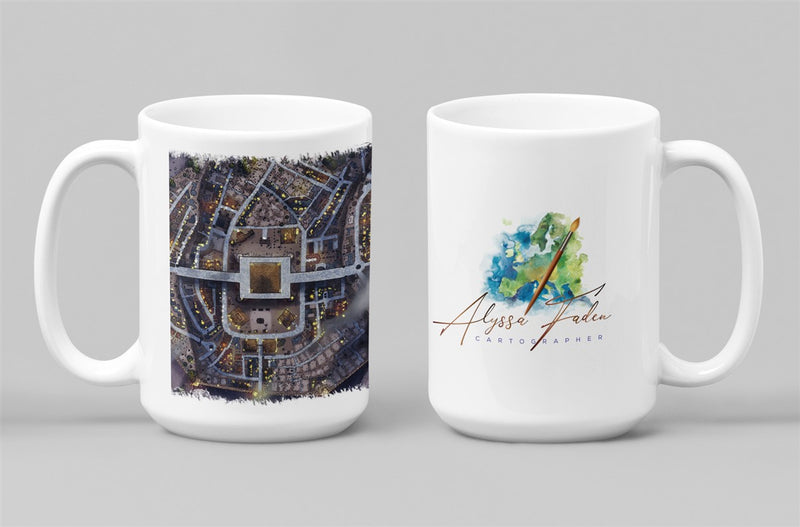 Uruk City Map Coffee Mug 11oz/15oz