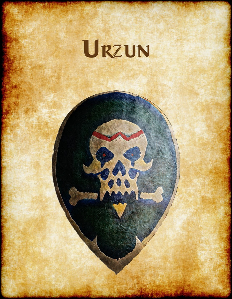 Urzun Heraldry of Greyhawk Anna Meyer Cartography Canvas Art Print
