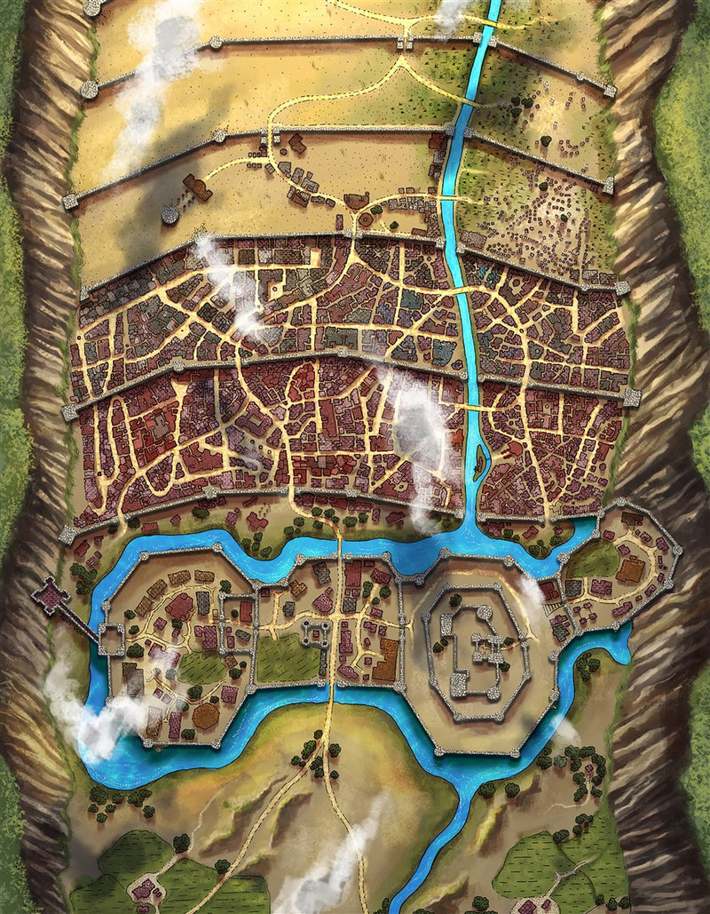 Vaatmery City Fantasy Map