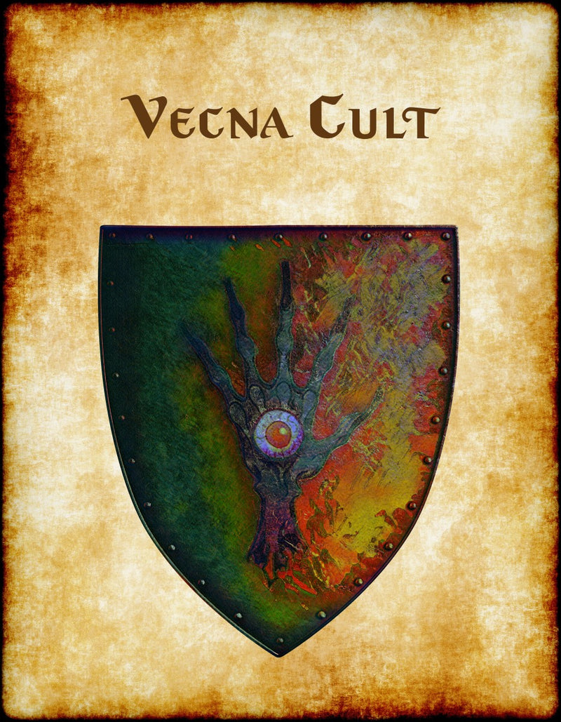 Vecna Cult Heraldry of Greyhawk Anna Meyer Cartography Canvas Art Print
