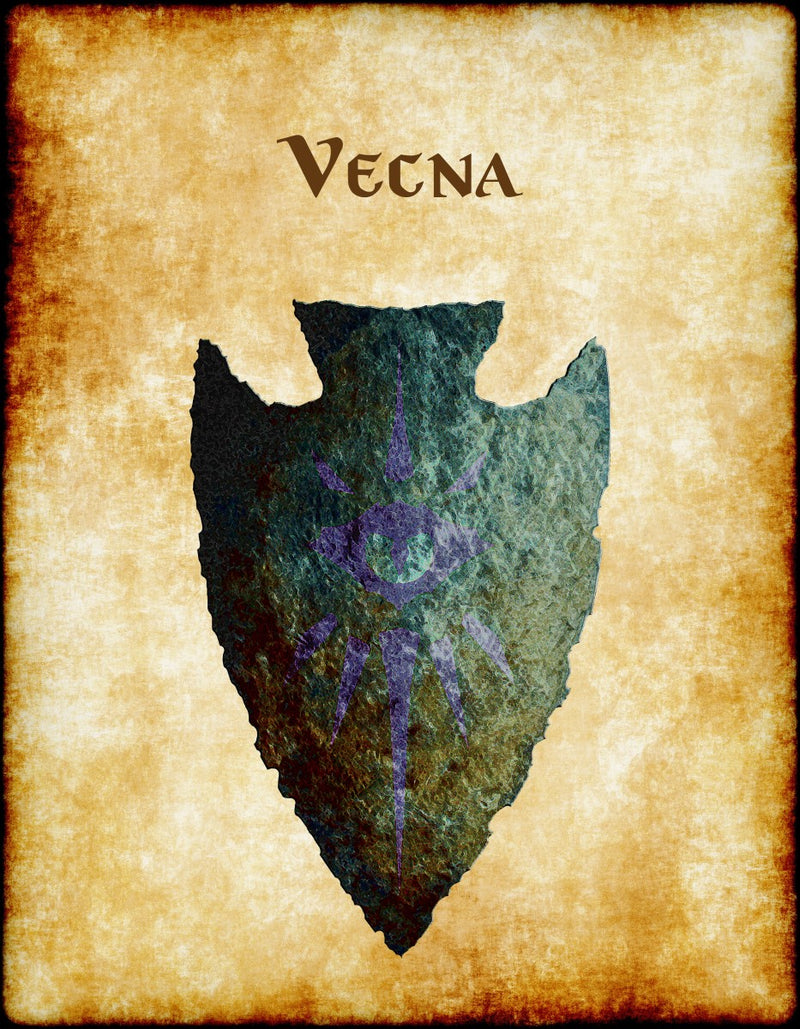 Vecna Heraldry of Greyhawk Anna Meyer Cartography Canvas Art Print