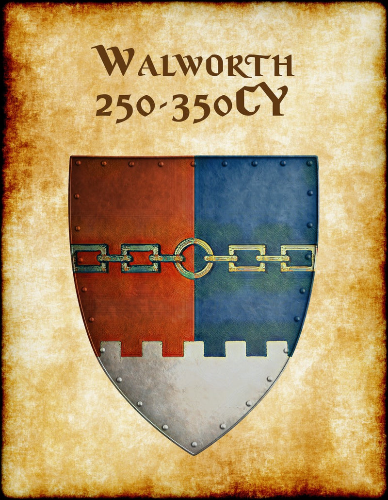 Walworth 250-350CY Heraldry of Greyhawk Anna Meyer Cartography Canvas Art Print