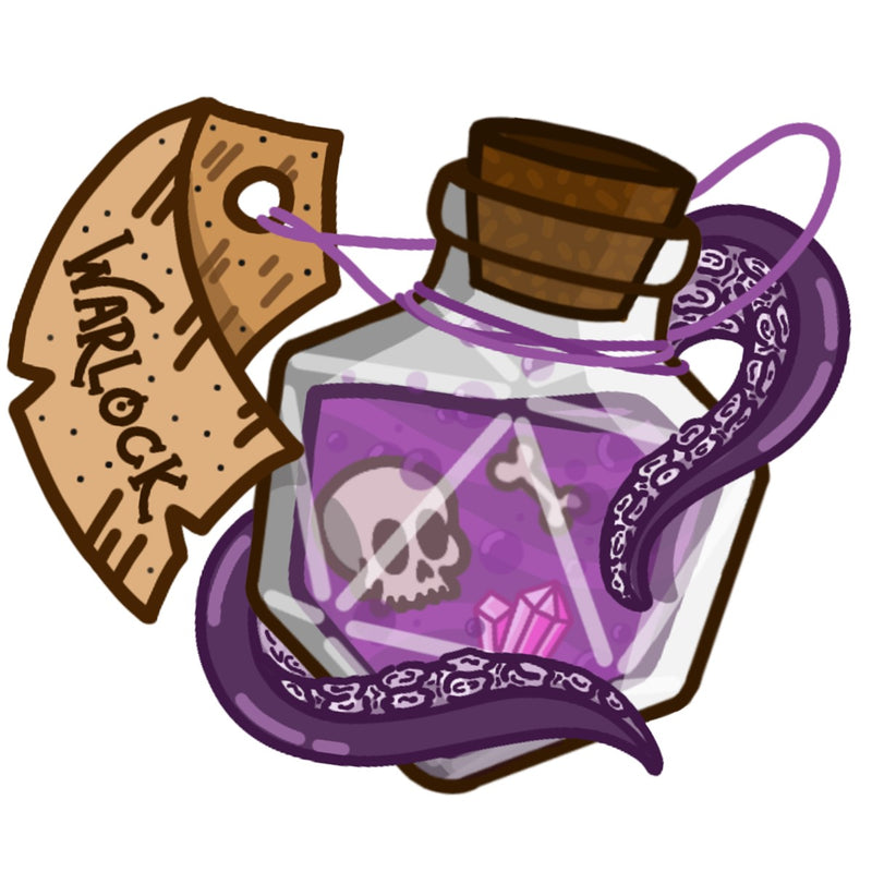 Warlock Potion Bottle Gallery Canvas Art Print