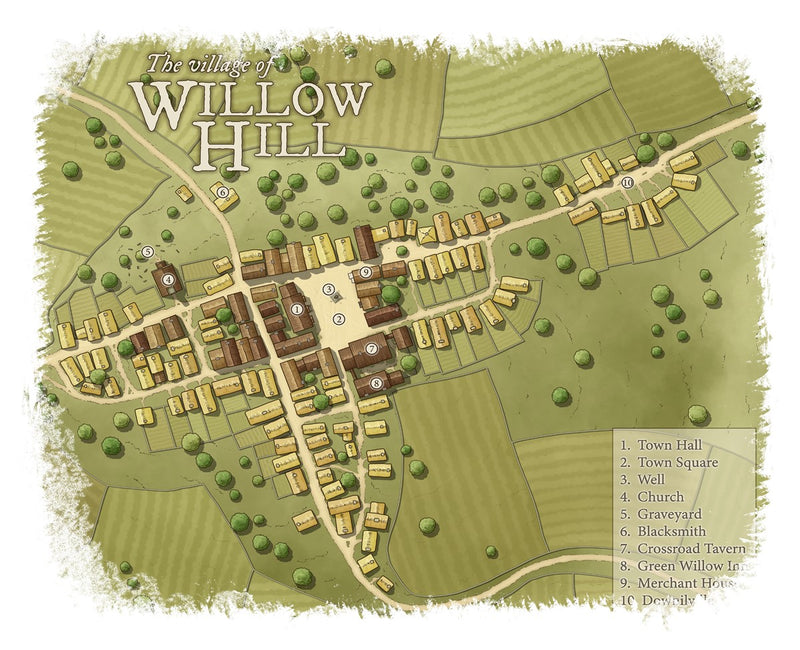 Willow Hill Map Coffee Mug 11oz/15oz