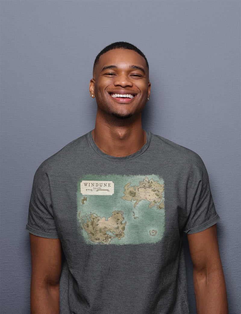Windune Map Cotton T-Shirt
