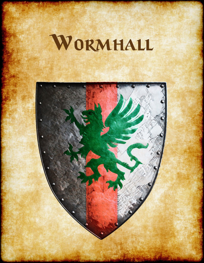 Wormhall Heraldry of Greyhawk Anna Meyer Cartography Canvas Art Print