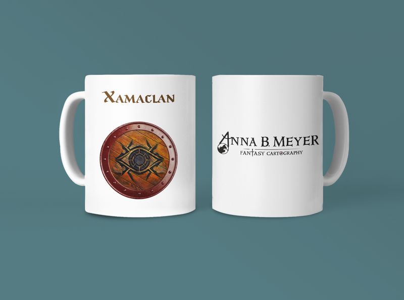 Xamaclan Heraldry of Greyhawk Anna Meyer Cartography Coffee Mug 11oz/15oz
