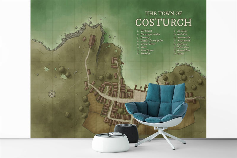 Costurch Fantasy Map