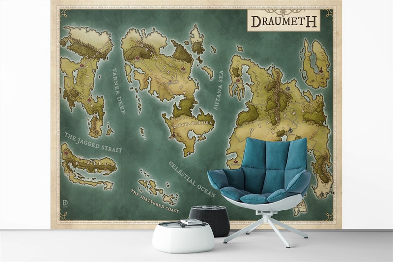 Draumeth Fantasy Map
