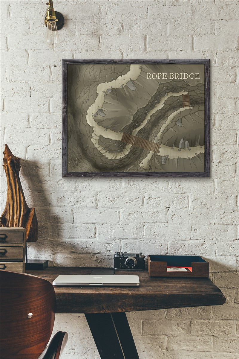 Rope Bridge Fantasy Map