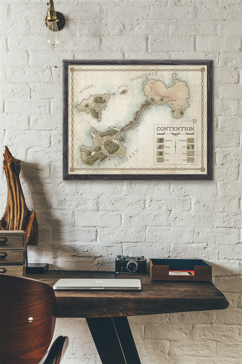 Contention Fantasy Map