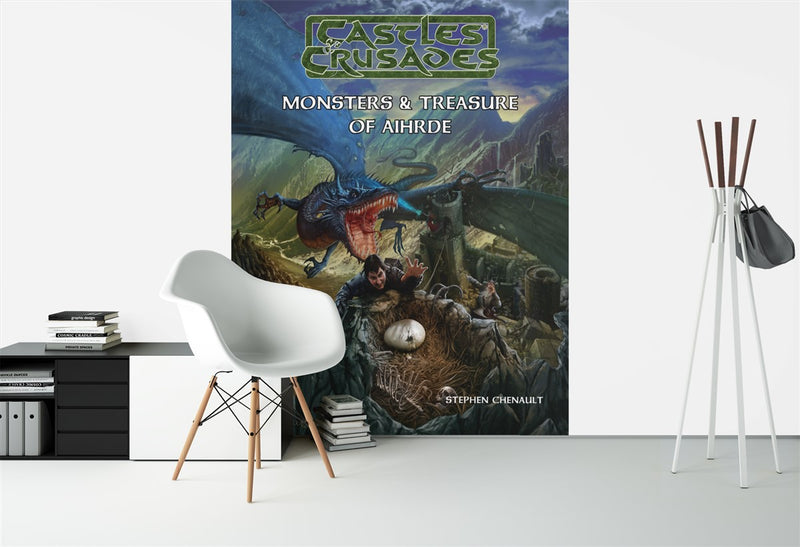 Castles & Crusades Cover - Monsters & Treasure of Aihrde Canvas Print