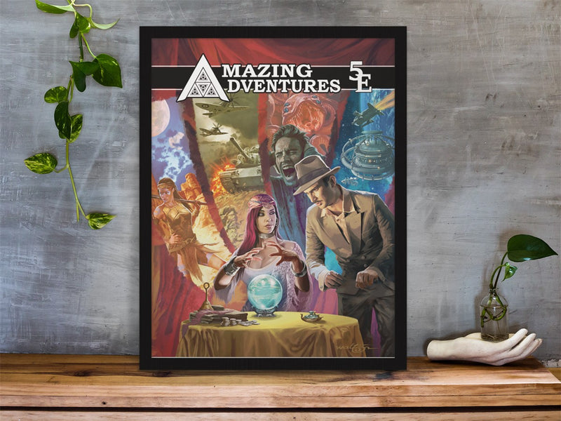 Amazing Adventures 5E Satine Phoenix Book Cover Canvas Print