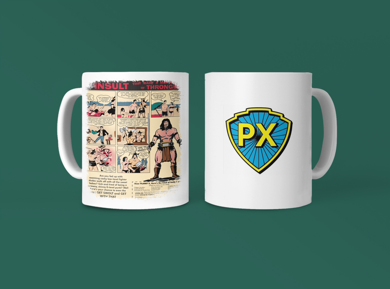 Planet X Barbarian Ad Coffee Mug 11oz/15oz
