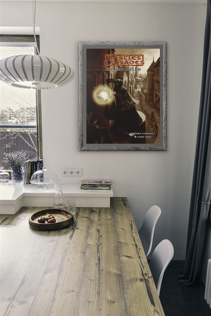 Castles & Crusades Cover - Heart of Glass Canvas Print