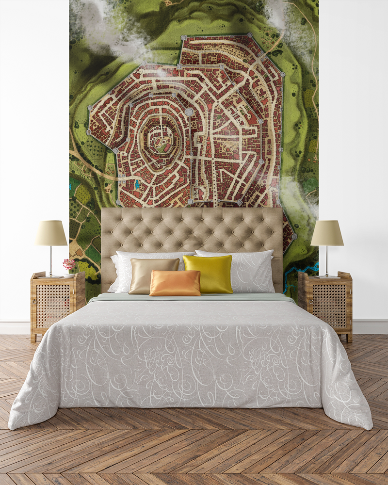 Starryfield City Fantasy Map