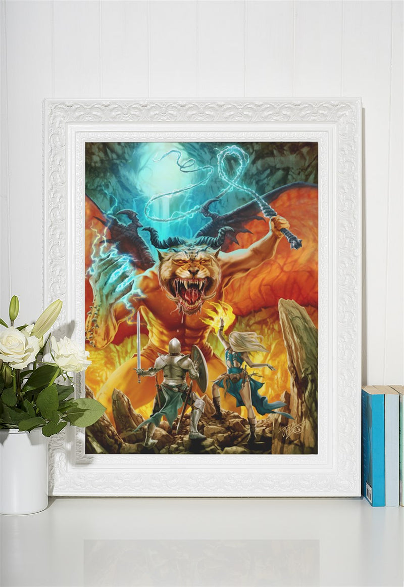 Castles & Crusades Tome of the Unclean Cover Canvas Print