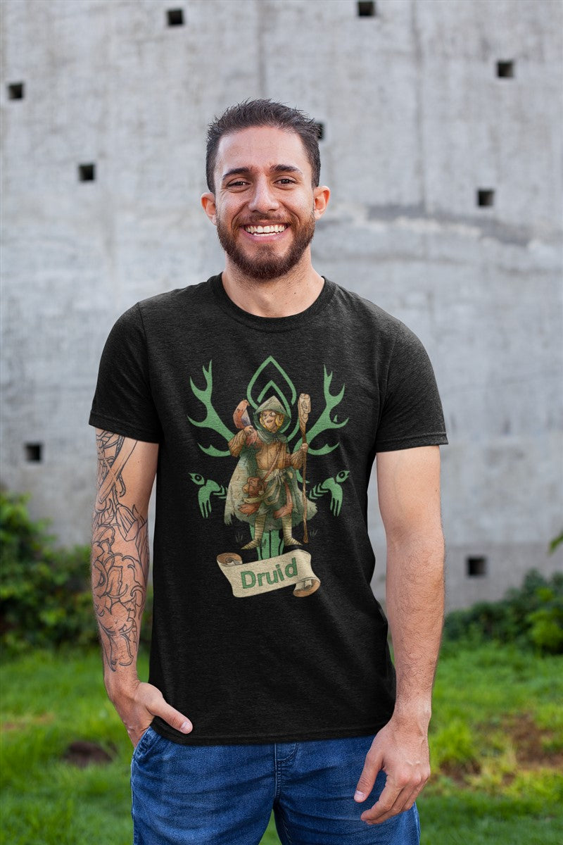 Druid RPG Cotton T-Shirt DDG