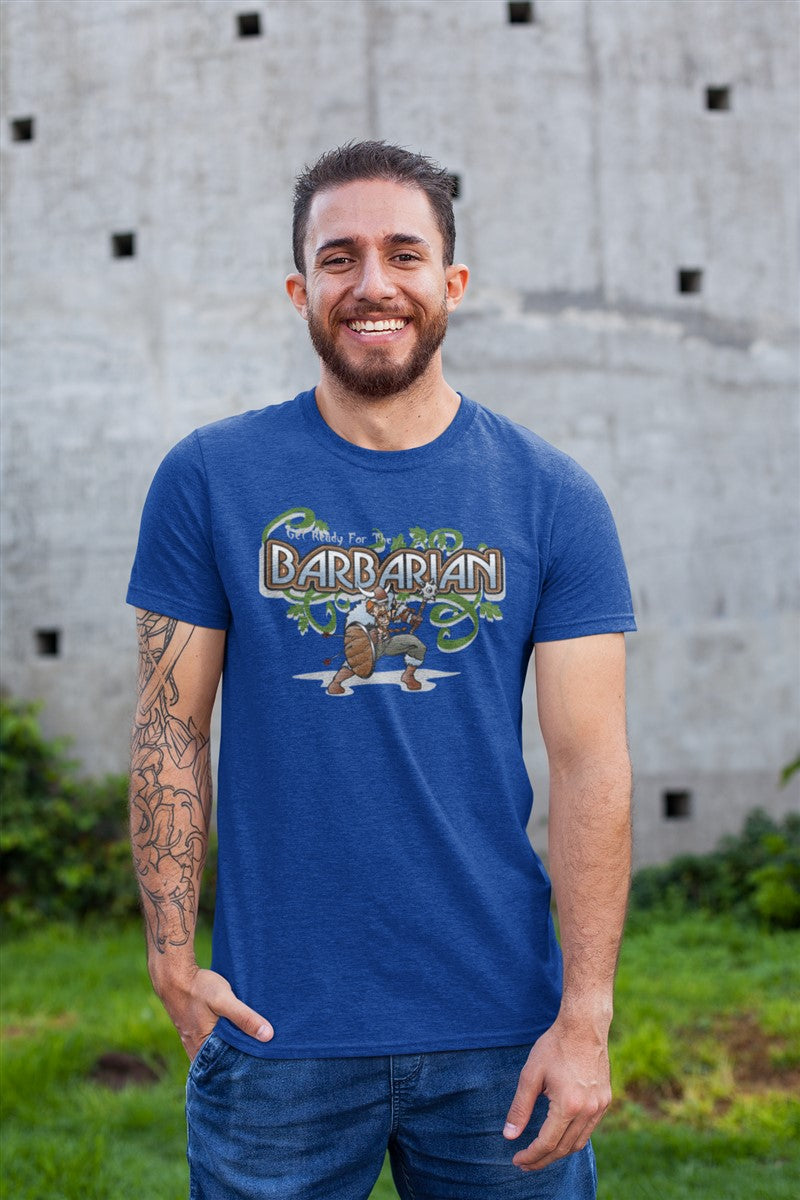 Get Ready For The Barbarian RPG Cotton T-Shirt