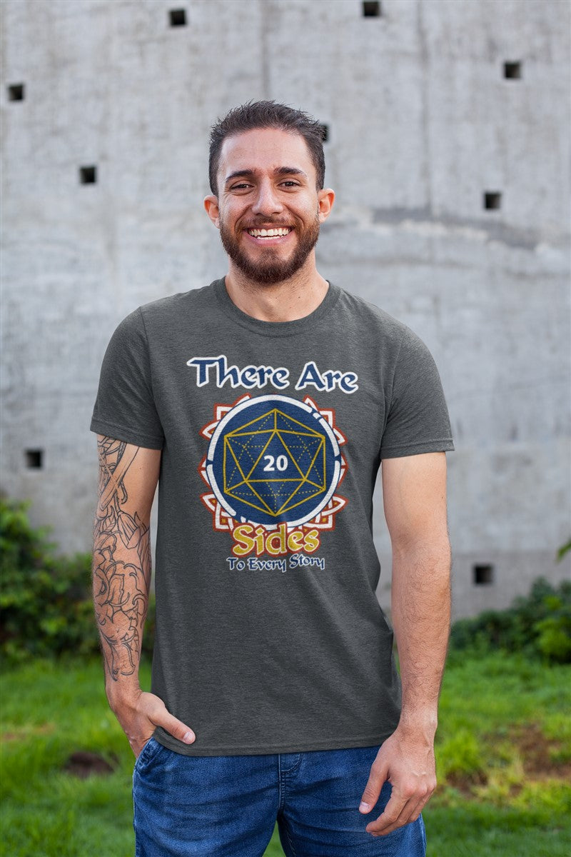 There Are 20 Sides To Every Story RPG Cotton T-Shirt
