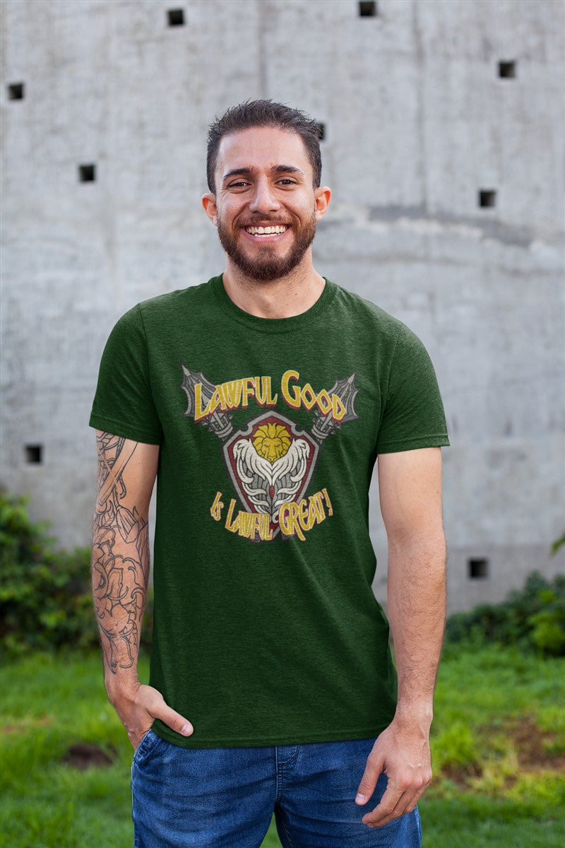 Lawful Good Is Lawful Great RPG Cotton T-Shirt