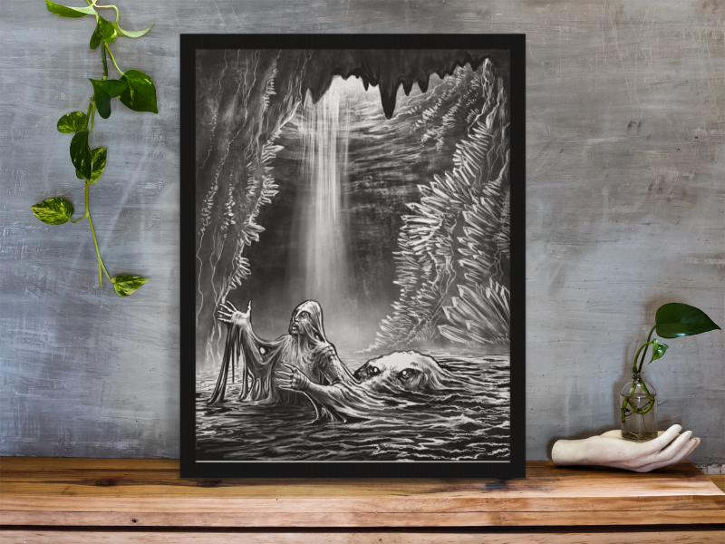 The Glittering Grotto Gallery Canvas Art Print