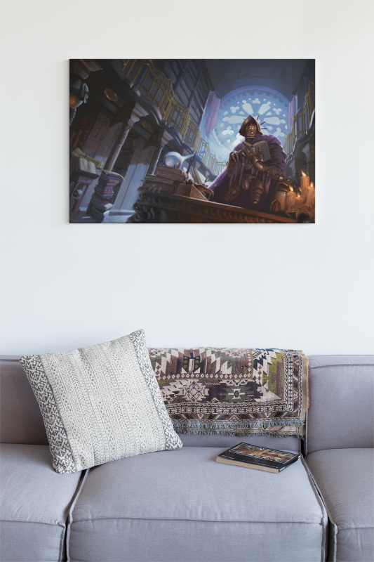 The Library Canvas Art