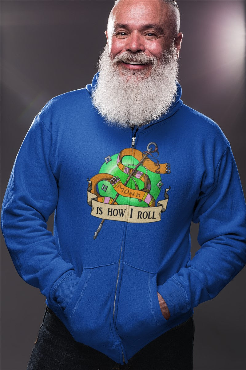 Monk Is How I Roll RPG Cotton T-Shirt