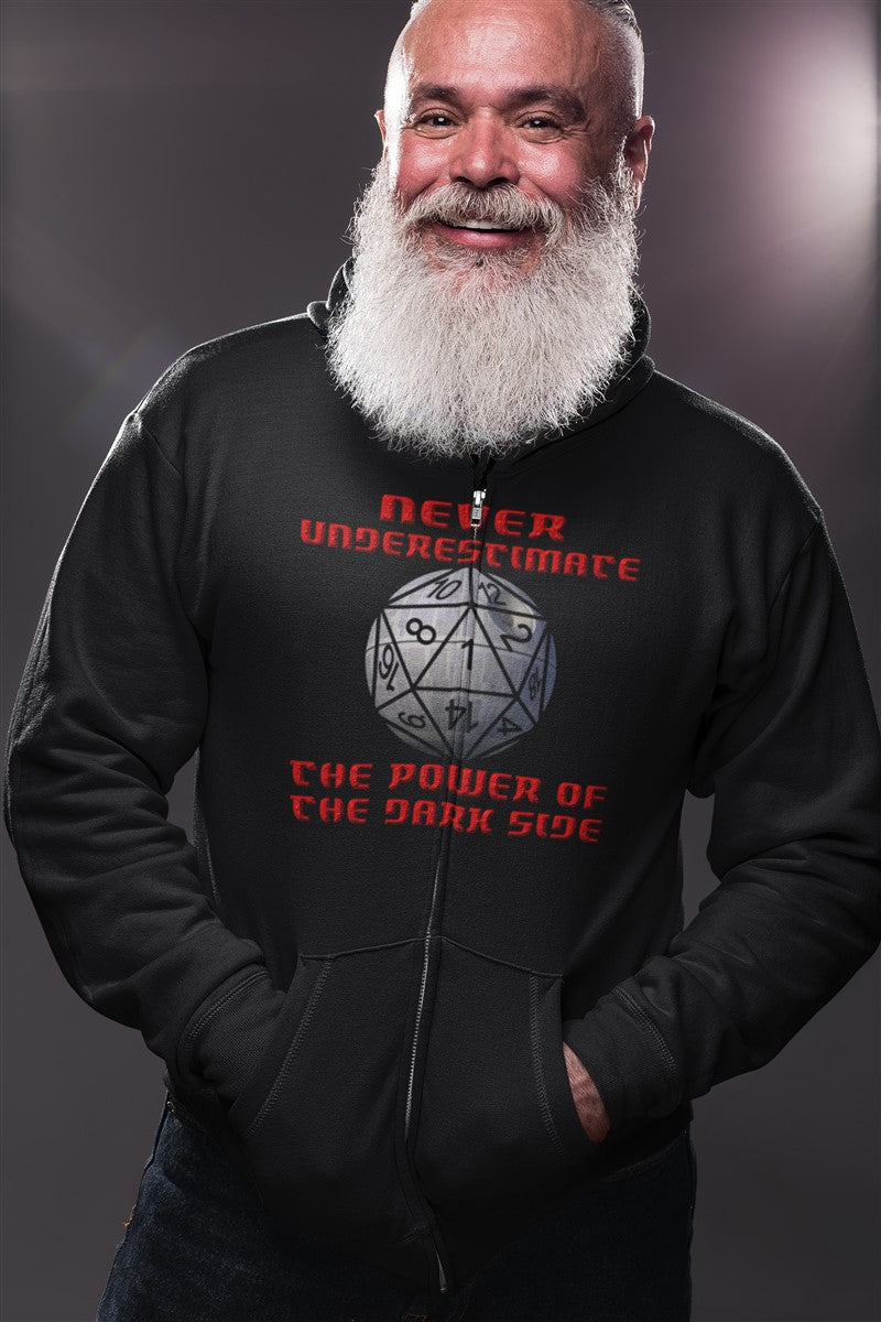 Never Under Estimate The Power Of The Dark Side Natural 1 RPG Cotton T-Shirt