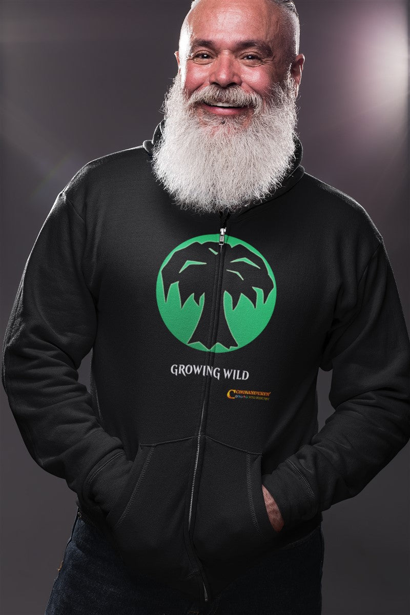 Green Growing Wild RPG Cotton T-Shirt Commanderin' MTG Podcast